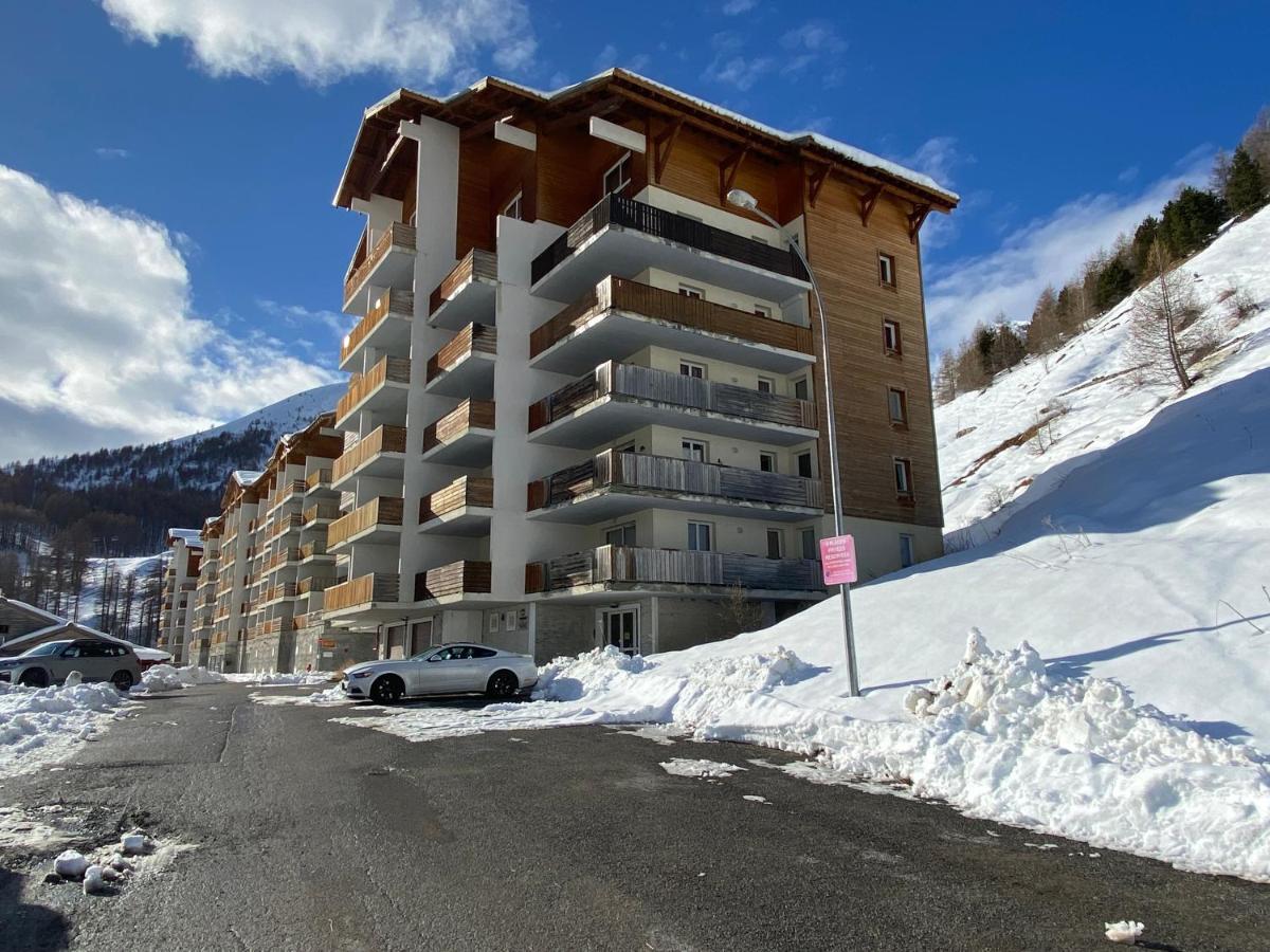 3 Pieces La Foux D Allos Vue Montagne Et Station Bagian luar foto
